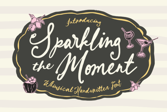 Sparkling Moment Font: Creative Design Ideas